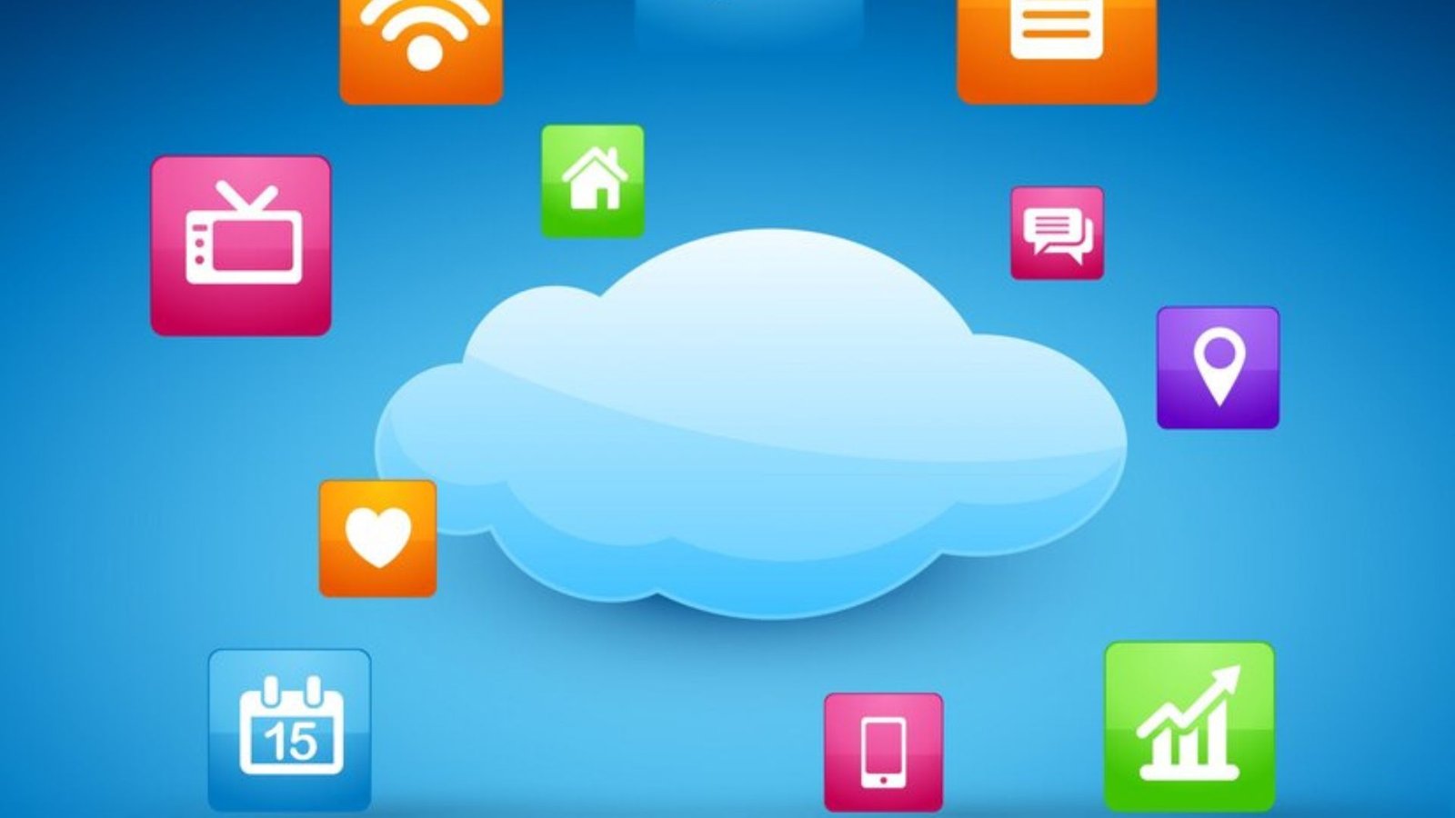 cloud applications concept