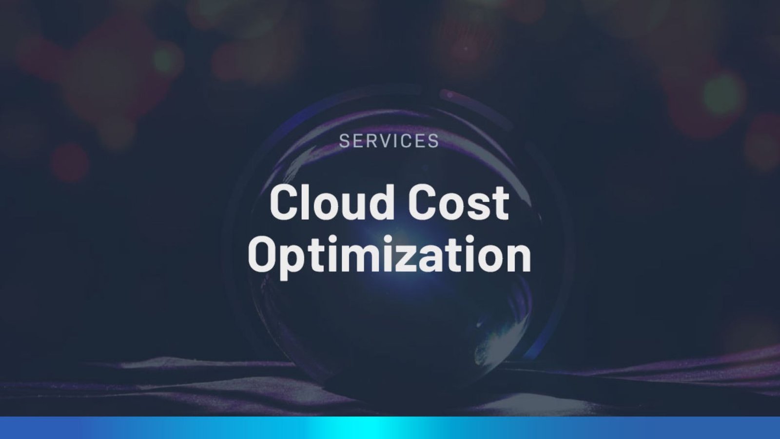 cloud cost optimization concept